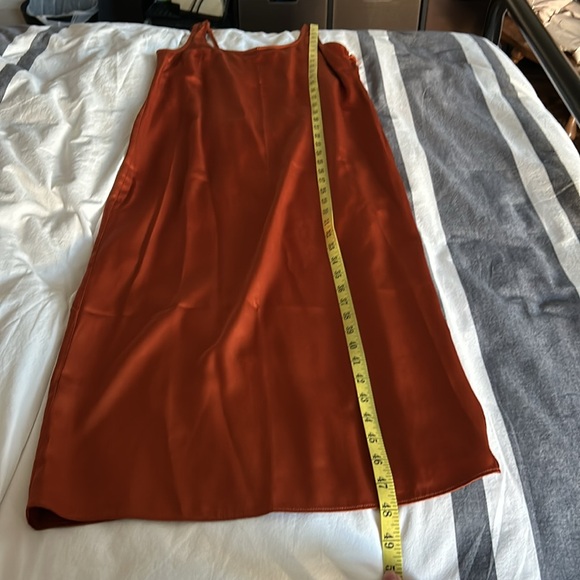 NWT XS Abercrombie & Fitch Rust Orange Dress - Picture 7 of 7